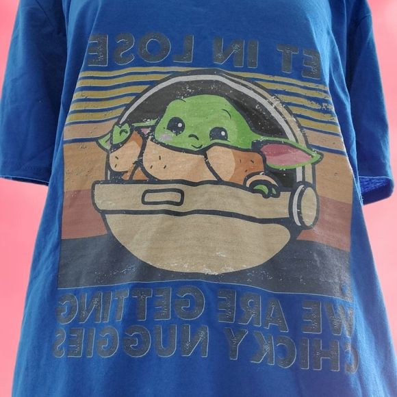 Baby yoda blue t-shirt - Picture 2 of 3